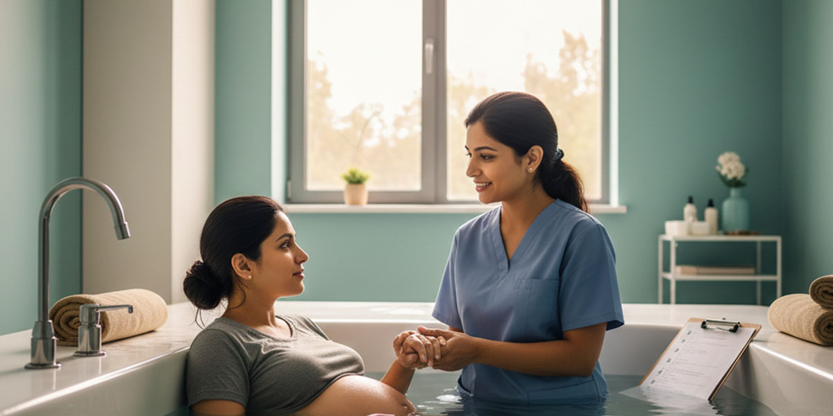 Water Birth at Mathi Hospital